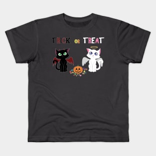 Trick or Treat Kittens Kids T-Shirt